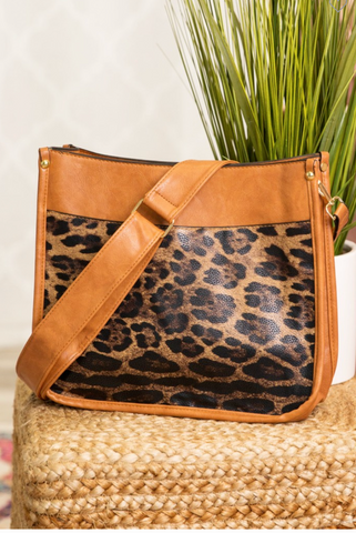 Cheetah Print Crossbody Bag